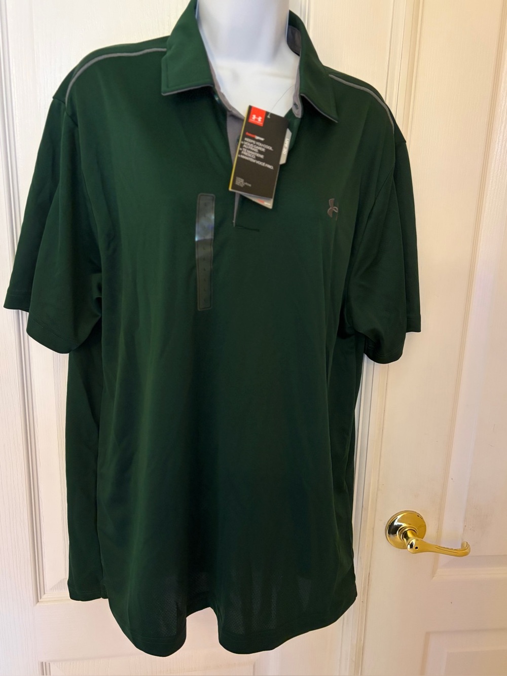 Under Armour Men’s Forest Green Short Sleeve Polo
